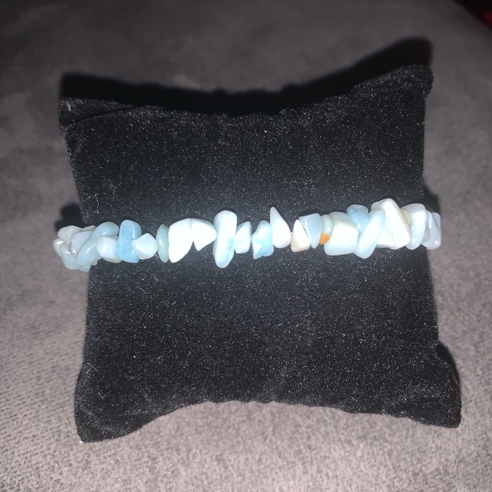 TOCARA New Retired Lilo E Amazonite Elastic Crystal Bracelet